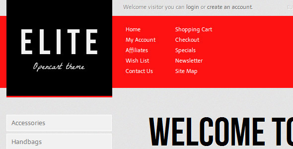 Elite Shop - OpenCart eCommerce