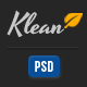 Klean PSD Template - ThemeForest Item for Sale