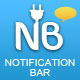 Notification Bar Plugin - CodeCanyon Item for Sale