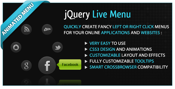jQuery Live Menu - CodeCanyon Item for Sale