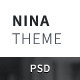 NINA â€“ Minimalist PSD Theme - ThemeForest Item for Sale