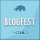 Blogfest - Blog, News and Magazine HTML template - ThemeForest Item for Sale