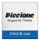 Piccione - Responsive News/Magazine Template - ThemeForest Item for Sale