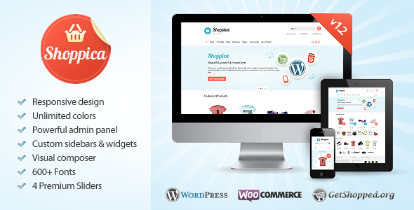 Shoppica - Responsive E-commerce WordPress Theme - WooCommerce eCommerce