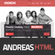 Andreas - Creative HTML 5 Responsive Template - ThemeForest Item for Sale