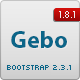 Gebo Admin Responsive Template - ThemeForest Item for Sale