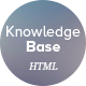 Knowledge Base HTML Template - ThemeForest Item for Sale
