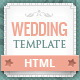 Wedding HTML template - ThemeForest Item for Sale