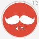 Mustache - Onepage Retina HTML Template - ThemeForest Item for Sale