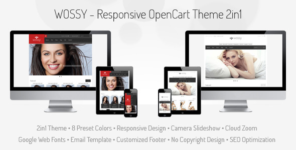 WOSSY - Responsive OpenCart Theme 2in1 - Shopping OpenCart