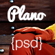 Plano PSD Template - ThemeForest Item for Sale