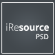 iResources - Creative One Page portfolio PSD Theme - ThemeForest Item for Sale