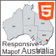 Responsive Map of Australia - HTML5 - CodeCanyon Item for Sale