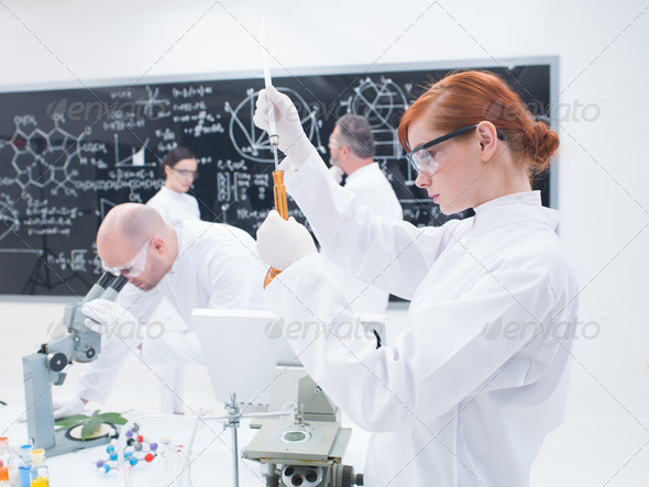 scientists laboratory experiments