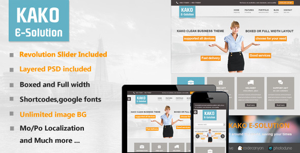 Moodie - Parallax One Page HTML Template - 4