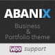 Abanix Business, Portfolio &amp; Shop - ThemeForest Item for Sale