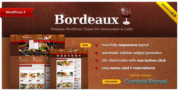 Bordeaux - Premium Restaurant Theme - Restaurants & Cafes Entertainment
