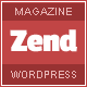 Zend - Responsive Blog/Magazine WordPress theme - ThemeForest Item for Sale