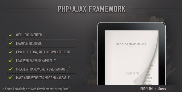 ajax php  framework