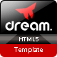 Dream Html5 One Page Responsive Template - ThemeForest Item for Sale