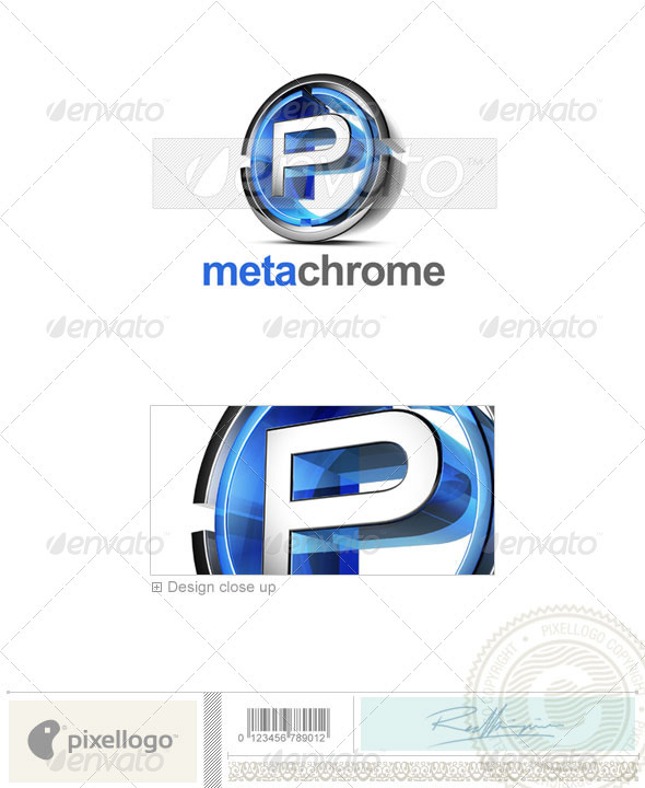 P Logo 3D476P GraphicRiver Item for Sale
