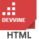 Devvine - Modern &amp; Clean Responsive Site Template - ThemeForest Item for Sale