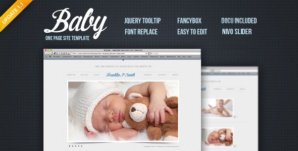 Baby - Site Template - Creative Site Templates
