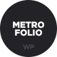 MetroFolio - ThemeForest Item for Sale