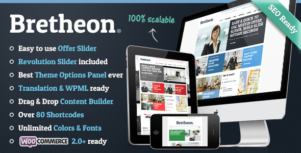 Bretheon Premium WordPress Theme - Business Corporate