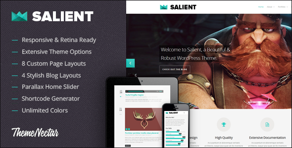 Salient - Responsive Portfolio & Blog Theme - Portfolio Creative