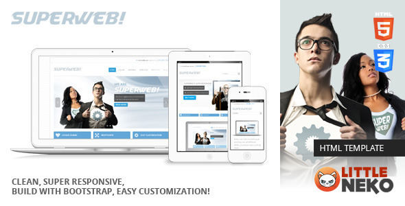 Superweb | HTML5 Bootstrap Website Template - Business Corporate