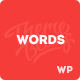 Words | Responsive Premium Blog Theme - ThemeForest Item for Sale