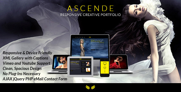 Ascende Responsive Photo & Video Portfolio Gallery (Portfolio)