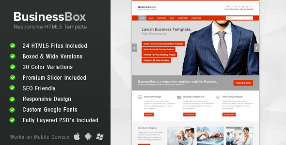 BusinessBox - Corporate Business Template (Corporate)