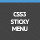CSS3 Sticky Responsive Dropdown Menu - CodeCanyon Item for Sale