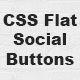 CSS Flat Social Buttons - CodeCanyon Item for Sale