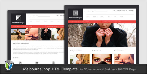 Themeforest - MelbourneShop - Business eCommerce HTML Template - RIP