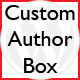 Custom Author Box - CodeCanyon Item for Sale