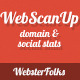 WebScanUP Domain Reviewer &amp; SEO Stats Checker - CodeCanyon Item for Sale