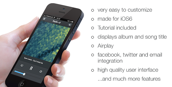 Radio v2 - Radio App for iPhone iOS6 - CodeCanyon Item for Sale