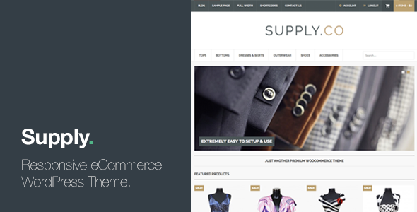 Supply - Responsive eCommerce WordPress Theme - WooCommerce eCommerce