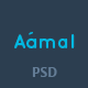 Aamal - Premium PSD Template - ThemeForest Item for Sale