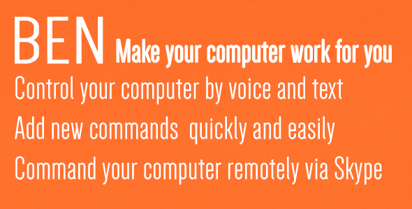 Ben - Make your computer work for you - CodeCanyon Item for Sale