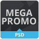 Mega - Hosting, Software Promotion PSD - ThemeForest Item for Sale