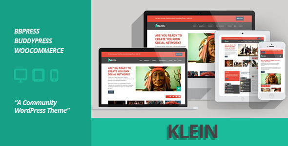 Klein - A Community WordPress Theme - BuddyPress WordPress