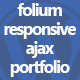 Folium - Responsive Ajax Portfolio - CodeCanyon Item for Sale