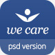 We Care - Premium Medical PSD Template - ThemeForest Item for Sale
