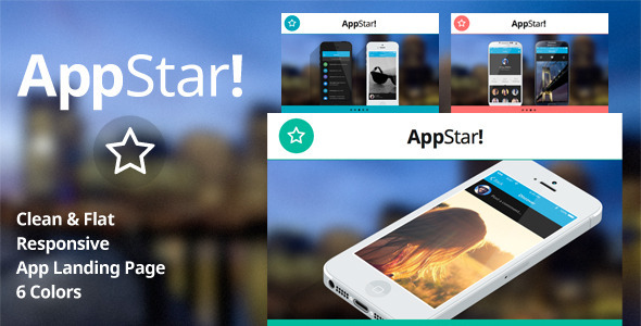 AppStar - Responsive App Landing Page - Apps Technology