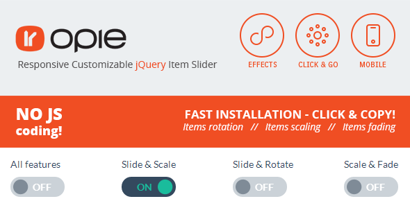 JQuery CSS3 Item Slider - CodeCanyon Item for Sale