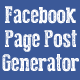 Facebook Page Post Generator - CodeCanyon Item for Sale